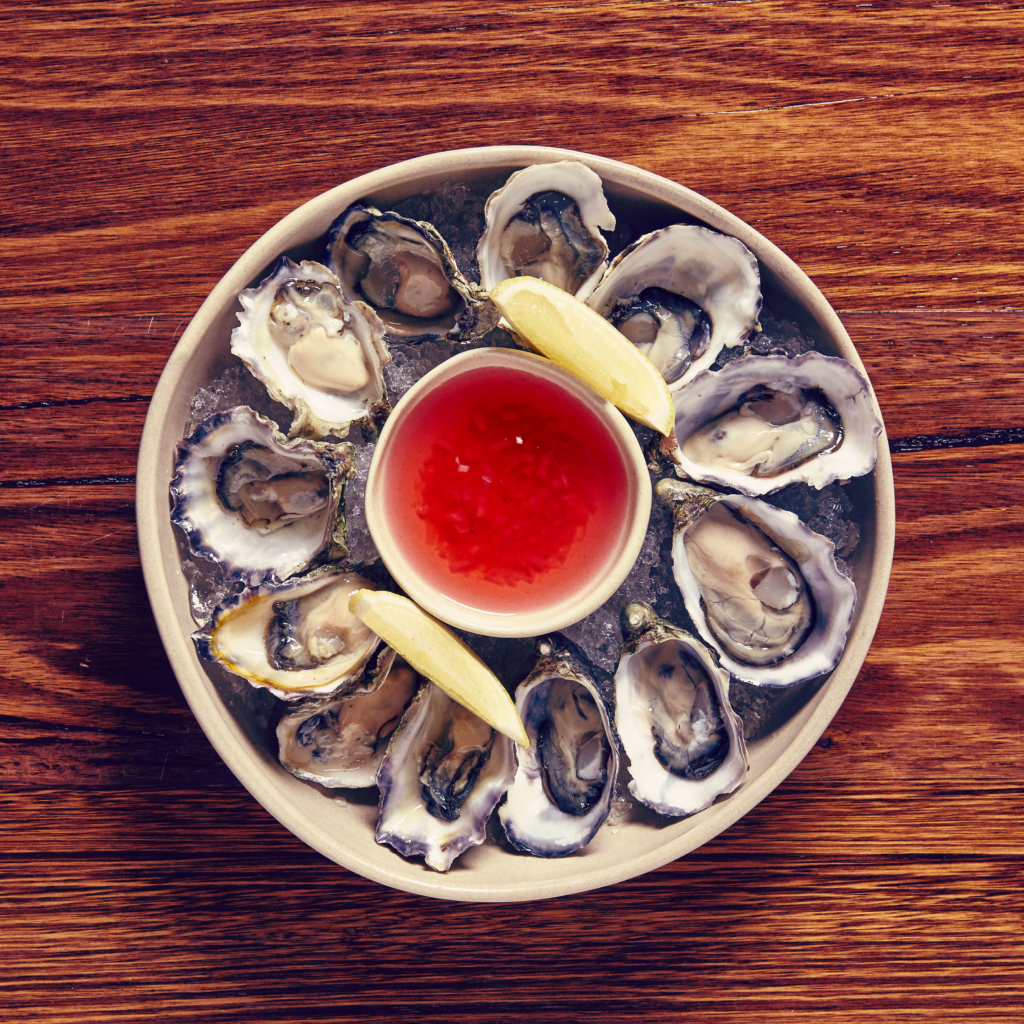 sydney rock, pacific oysters The Woodhouse